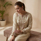 Designer Embroidered Ethnic Suit Set with Dupatta