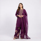 Designer Embroidered Ethnic Suit Set with Dupatta