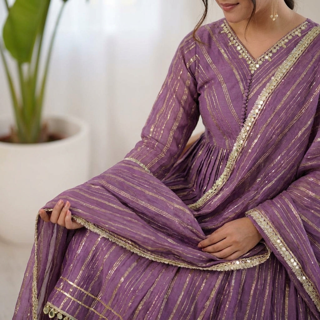 Designer Peplum Sharara Set with Dupatta for Women