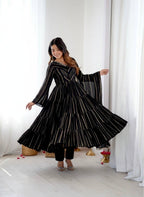 Designer Peplum Sharara Set with Dupatta for Women