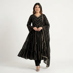 Designer Peplum Sharara Set with Dupatta for Women